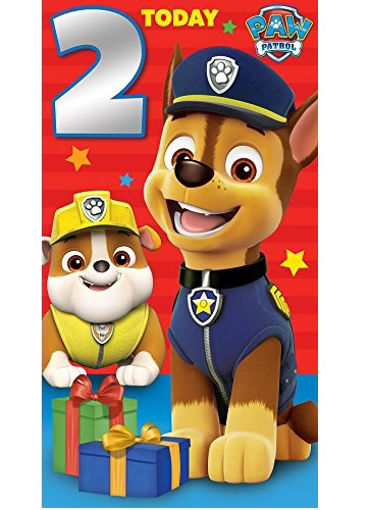 Picture of 2 TODAY BIRTHDAY CARD PAW PATROL